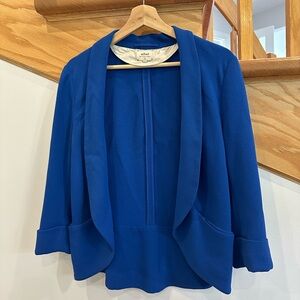 Aritzia Wilfred Chevalier Short Blazer in Cobalt Blue, Size 6